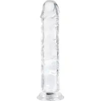 EasyToys - dildo - transparant gel - 18 cm