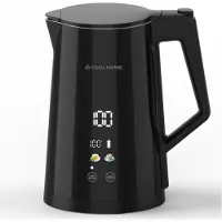 CoolHome Waterkoker met Temperatuurregeling 1.7 Liter - Touch Control en 360° draaibaar - 40°C voor babyvoeding - Warmhoudfunctie - Elektrische Waterkoker 2200W