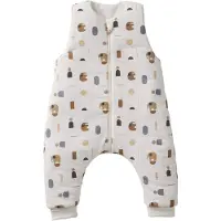 Vertbaudet Jumpsuit met voetjes PETIT ELEPHANT, afneembare lange mouwen