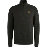 PME Legend Regular Fit Trui ritssluitingzwart, Effen