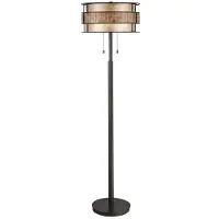 QUOIZEL Staande LED Lamp Laguna | 2X E27 Max 60W | Renaissance Copper