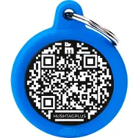 My Family Hushtag Qr Ronde Dierenpenning