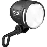 Busch&Muller Lumotec IQ-XS T Senso Plus Koplamp, zwart/transparant