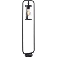 Brilliant Sidney 44293/06 Staande buitenlamp E27 Zwart, Transparant