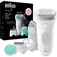 Braun Epilator - - Silk-épil 7 SkinSpa - Grote Kop - Comfortabele Ontharing - Inclusief Accessoires