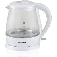 Blaupunkt - Waterkoker 1L - Wit met LED verlichting - EKG301 - Glas