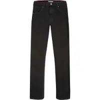 Wrangler STRAIGHT BLACK RINSE REGULAR JEANS-HEREN