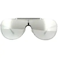Versace Zonnebril VE2140 10006G Zilver Light Grijs Zilver Mirror