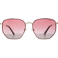 Polaroid Square Unisex Goud Roze Roze Gradient Gepolariseerd PLD 6214/S/X