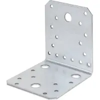 Alberts 837600 hoekverbinder | handwerkerspakket | sendzimir verzinkt | 105 x 105 x 90 mm | set van 25