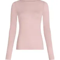 Hunkemoller Shirt ' Boatneck with Cashmere' rosa