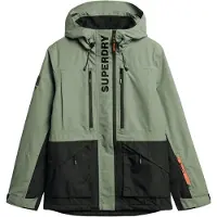 Superdry Functionele jas groen / zwart