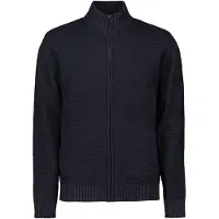 No-excess Gebreid vest donkerblauw