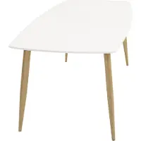 Ebuy24 Polar eetkamertafel 100x240 cm wit.