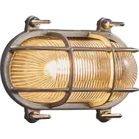 Nordlux Wandlamp E27 | Helford | IP64 | Nikkel