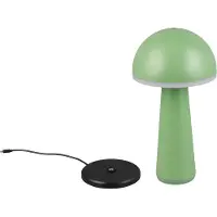 RL LIVE YOUR LIGHT REALITY FUNGO - Tafellamp - Pistache groen - incl. 1x SMD 2W - Aanpasbare lichtkleur - Traploos dimmbaar - Oplaadbaar - Snoerloos - Buitenverlichting - IP54