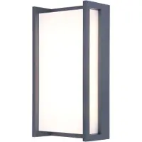 Lutec Antraciet Wandlamp Qubo Design