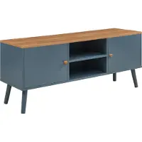 En.casa Tv-meubel Reyljand 120x35x50 cm grijs en eikenkleurig []