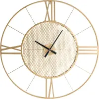 Beliani BLAMERE - Wandklok - Goud - Metaal