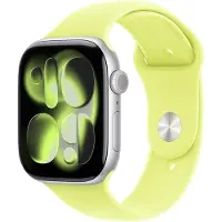 Apple Sport Band voor de Watch Series 1 - 9 / SE (38/40/41 mm) - Maat S/M - Neon Yellow