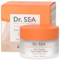 Dr. Sea Anti-Aging en Lifting Gezichtsdagcrème – Retinol & Peptiden - verheldert en verjongt - dode zee mineralen 50 ml