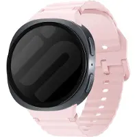 Strap-it Wave Siliconen Band (Roze) geschikt voor Samsung Galaxy Watch 9 (40/44mm) / Watch 8 (40/44mm) / 8 Classic (46mm)