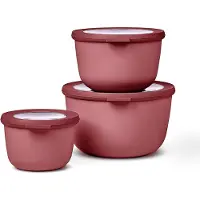 Mepal Multikom Cirqula 3-delige set (500, 1000, 2000 ml) - Vivid mauve