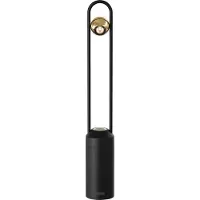 NEWDES Tafellamp Minimal | Accu | Sompex LED tafellamp voor buiten en binnen - Werkt op batterijen - Aluminium - Dimbaar - Incl. Inductie oplaadbaar- Goud