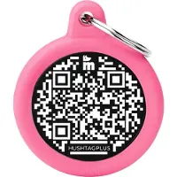 My Family Hushtag Qr Ronde Dierenpenning