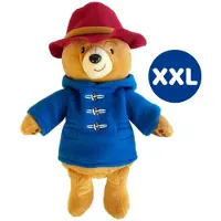 Paddington Beer Pluche Knuffel XXL 90 cm - Teddy bear toy met jas voor kinderen