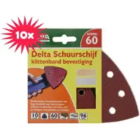 Veba 10 x 10 Delta schuurpapier P60 vd