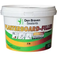 Zwaluw Den Braven 30880004 Plasterboard Filler Vulpasta - Wit - 5000ml