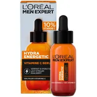 L'Oréal Paris Men Expert Hydra Energetic Vitamin C Shot Serum - serum met 10% puur vitamine C - voor een helderdere, gladdere en verfriste huid - 30 ml