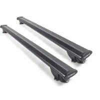 Farad Dakdragers geschikt voor de BMW IX1 (U11 BEV) vanaf 2023 gesloten dakrailing - Aluminium - Hoog laadvermogen 100kg - Wingbar - Zwart - Merk