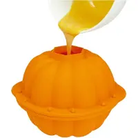 Lékué siliconenvorm 3D Halloween pompoen Oranje