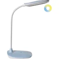 Beliani HYDRA - Bureaulamp LED - Blauw - Synthetisch materiaal