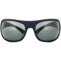 Polaroid Sport Wrap unisex mat donkerblauw grijs gepolariseerde zonnebril