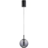 Paul Neuhaus Led hanglamp Pure Infinity met smoke glas - Ø 18cm