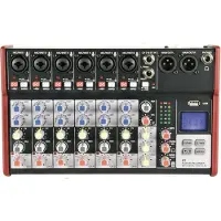 Citronic CSM-8 mixer met USB/Bluetooth en Delay effect