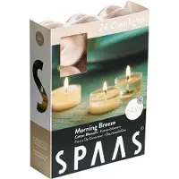 Spaas Geurende Clearlights Theelichten Kaarsen - Morning Breeze - circa 4,5u - 72 stuks