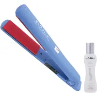 Biosilk Ergonomic Tourmaline Ceramic Stijltang Blauw + gratis Silk Therapy 67ml
