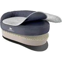 Knuffelwuff orthopedisch hondenbed Jessy oversized XXXL 155 x 105cm grijs