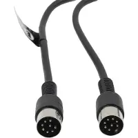 BOSSCOM premium DIN 8-pins / Powerlink PL8 kabel voor B&O | zwart | 15 meter