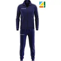 Givova Academy Cotton Terry Tracksuit Blauw 6-8 Years Jongen