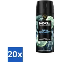 Axe - Deodorant - Spray - Aqua Bergamot - 150ml x 20