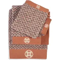 Kayori Kakeyu Handdoek - 60x110 cm - Set van 3 - Rood