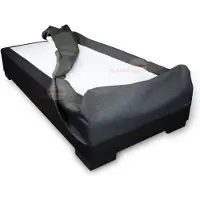 Slaaploods.nl Boxspring Hoes - 140 x 220 cm - Hoogte 20 cm - Zwart I100