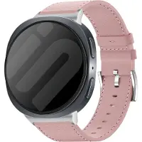 Strap-it Leren Bandje Roze – Stijlvol, Comfortabel & Duurzaam – geschikt voor Samsung Galaxy Watch 8 (40mm/44mm) & Galaxy Watch 8 Classic (46mm)