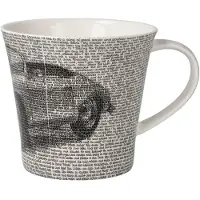 Goebel - Saxa | Koffie / Thee Mok Porsche 356 Black | Beker - porselein - 350ml - 2 stuks