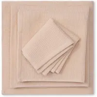 Kayori Nuno Handdoek - 60x110 cm - Set van 3 - Nude